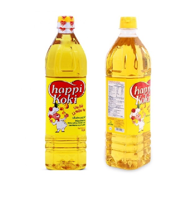 Dầu ăn Happi Koki chai 1L