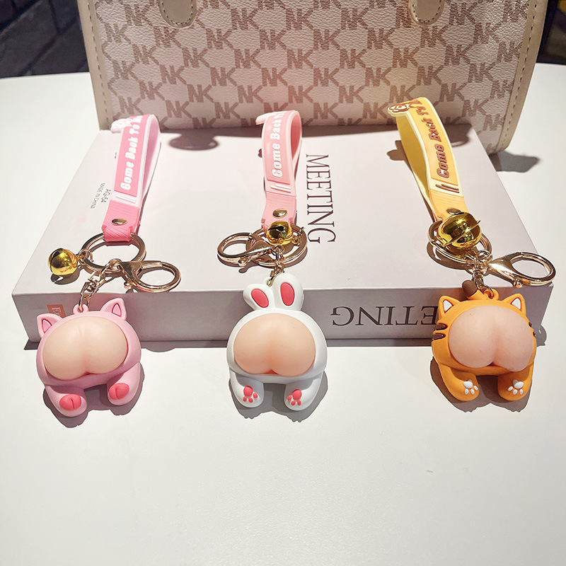 Móc Khóa Mông MoChi Animal Cute Mềm Mịn
