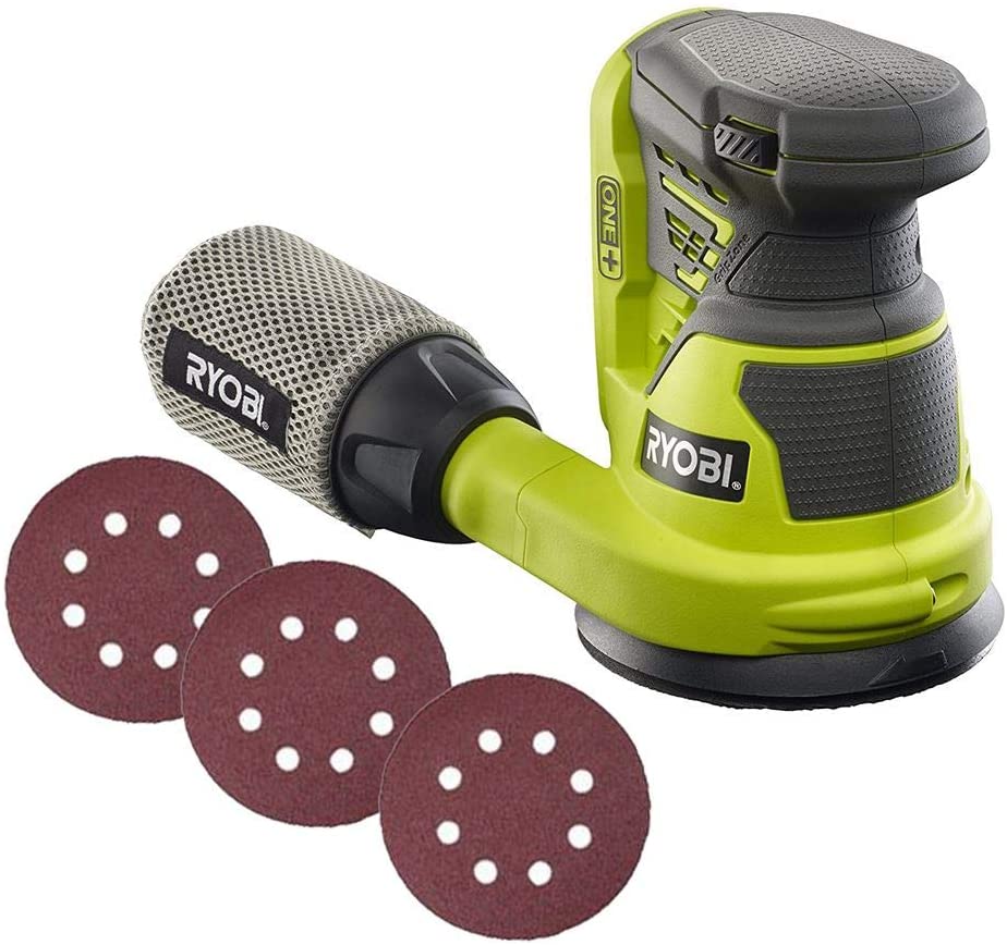 THÂN MÁY CHÀ NHÁM PIN RYOBI 18V R18ROS-0