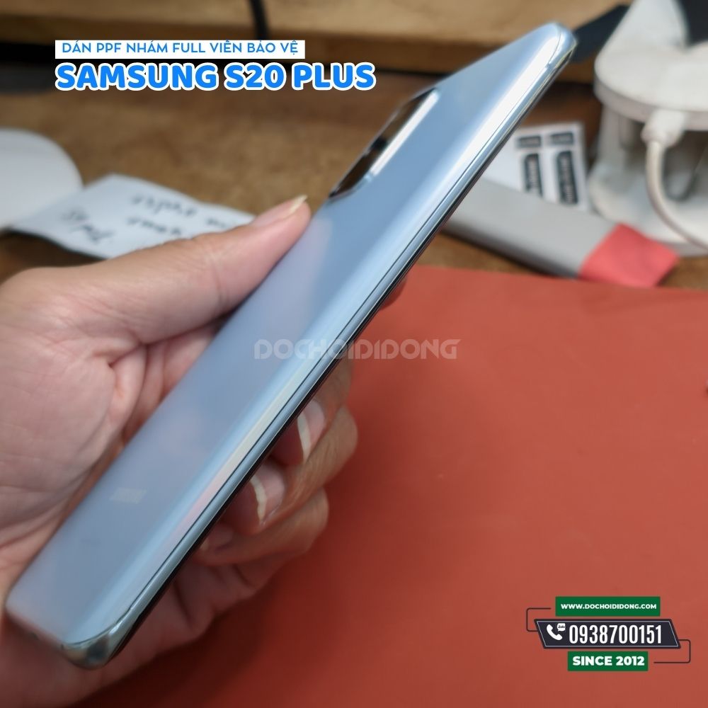 [HCM]Miếng dán PPF Samsung S20+ Plus trong nhám đổi màu