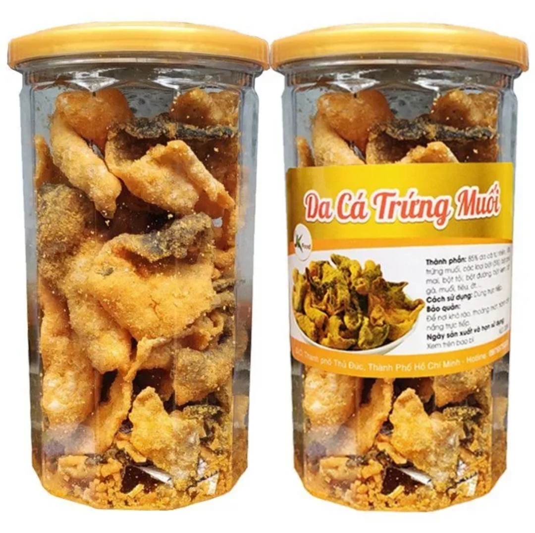 DA CÁ LẮC TRỨNG MUỐI GIÒN NGON- 200G