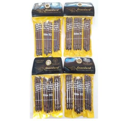 MŨI VÍT 2 ĐẦU BAKE NÂU STANDARD PH2 X 100MM ( 1 VĨ / 10 CÂY )