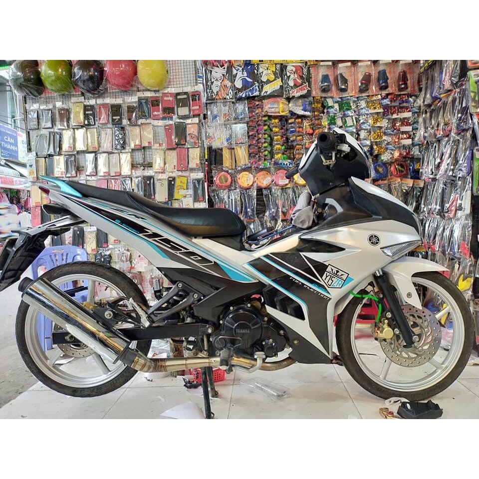 Tem rời Exciter 150 Y15Zr Xe Bạc Đen (X)|Mẫu mã đa dạng|Chi tiết sắc nét|Nhận làm Tem rời theo Yêu Cầu