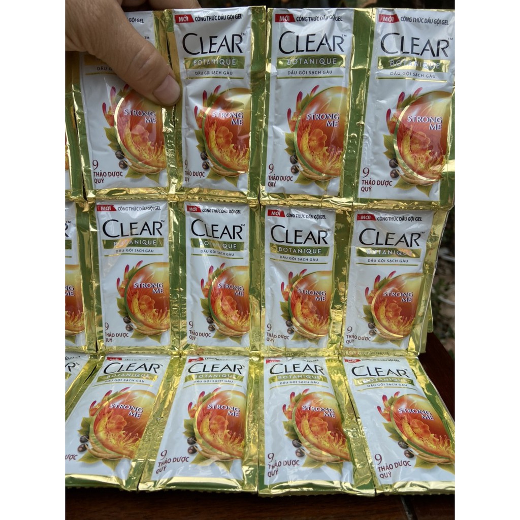Dầu gội CLEAR 9 Thảo Dược Quý dây 12 gói