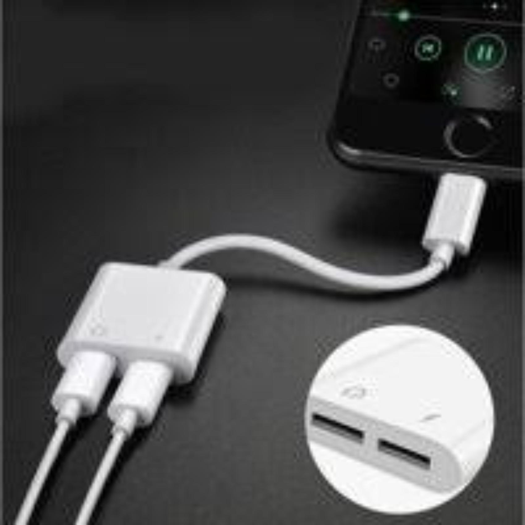 jack chuyển đổi 2 cổng lightning Alastino