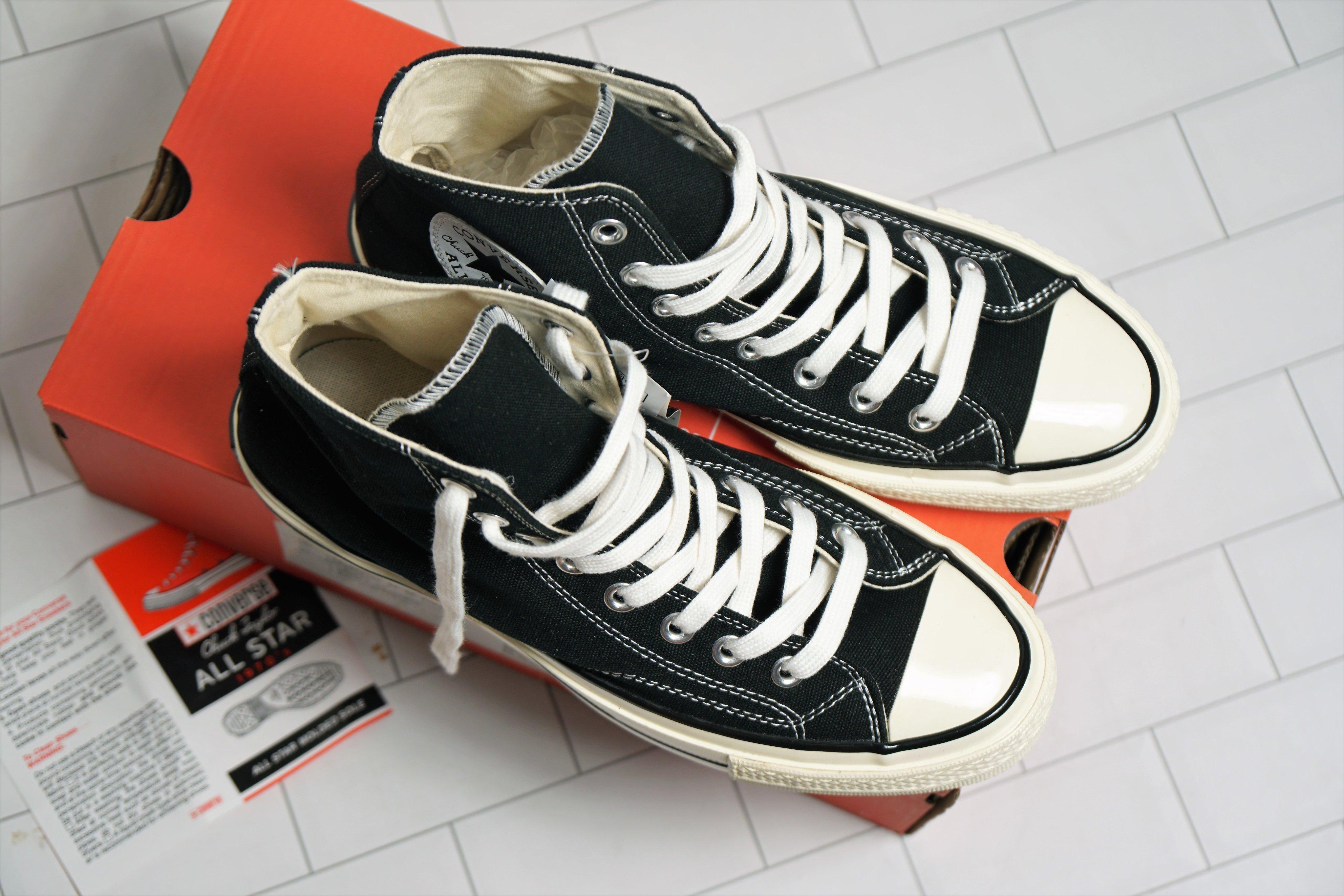 [Sale Shock] Giày Converse 1970s Đen Cổ Cao Hàng 1:1 - Size nam & nữ