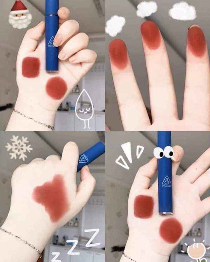 Combo 2 Thỏi - Son 3CE Blue Màu Hót Nhất 2020