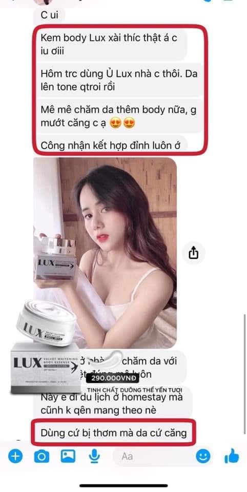[HCM]kem BODY LUX .