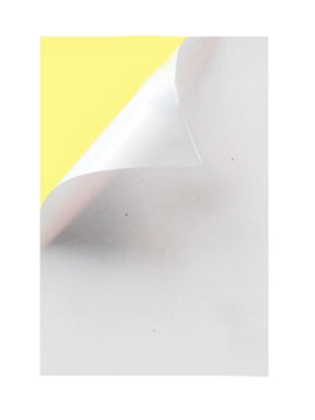 Giấy Decal Đế Vàng A4 / xấp 100 tờ