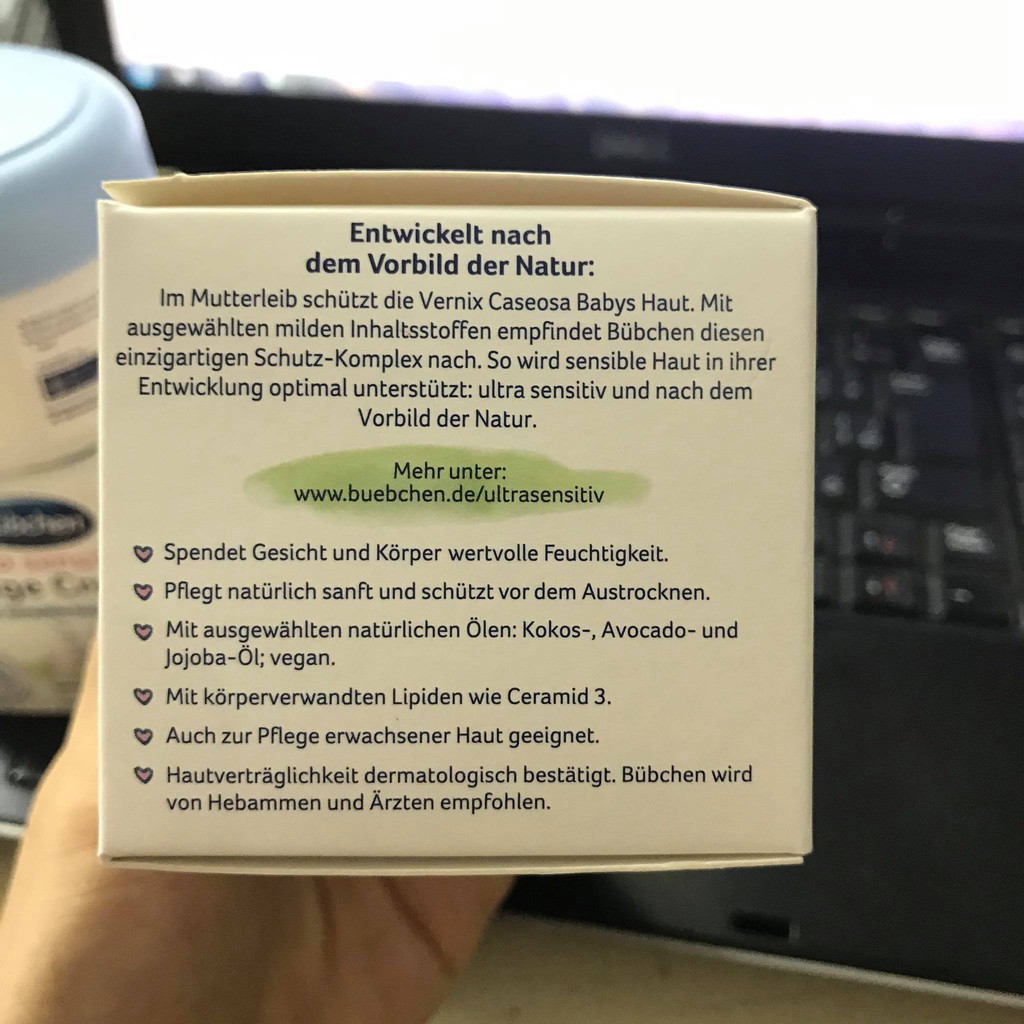 KEM DƯỠNG DA BUBCHEN ĐỨC CHO DA SIÊU NHẠY CẢM!!!