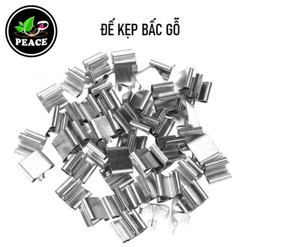 Bấc nến gỗ, bấc nến gỗ, đế kẹp bấc nến gỗ