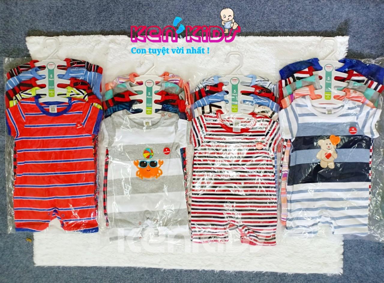 COMBO 5 Body đùi Carter's Thái Lan cho bé trai (3m - 18m) - 5 bộ