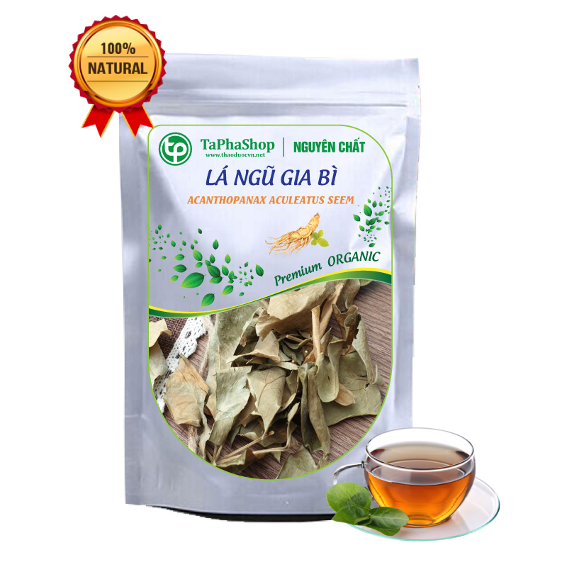 Lá ngũ gia bì khô 500g - tấn phát