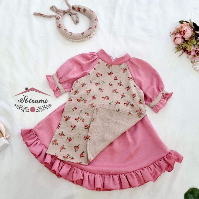 [TẶNG KÈM MẤN] SET ÁO DÀI CÁCH TÂN CHO BÉ YÊU [THIẾT KẾ] - Tocxumi House