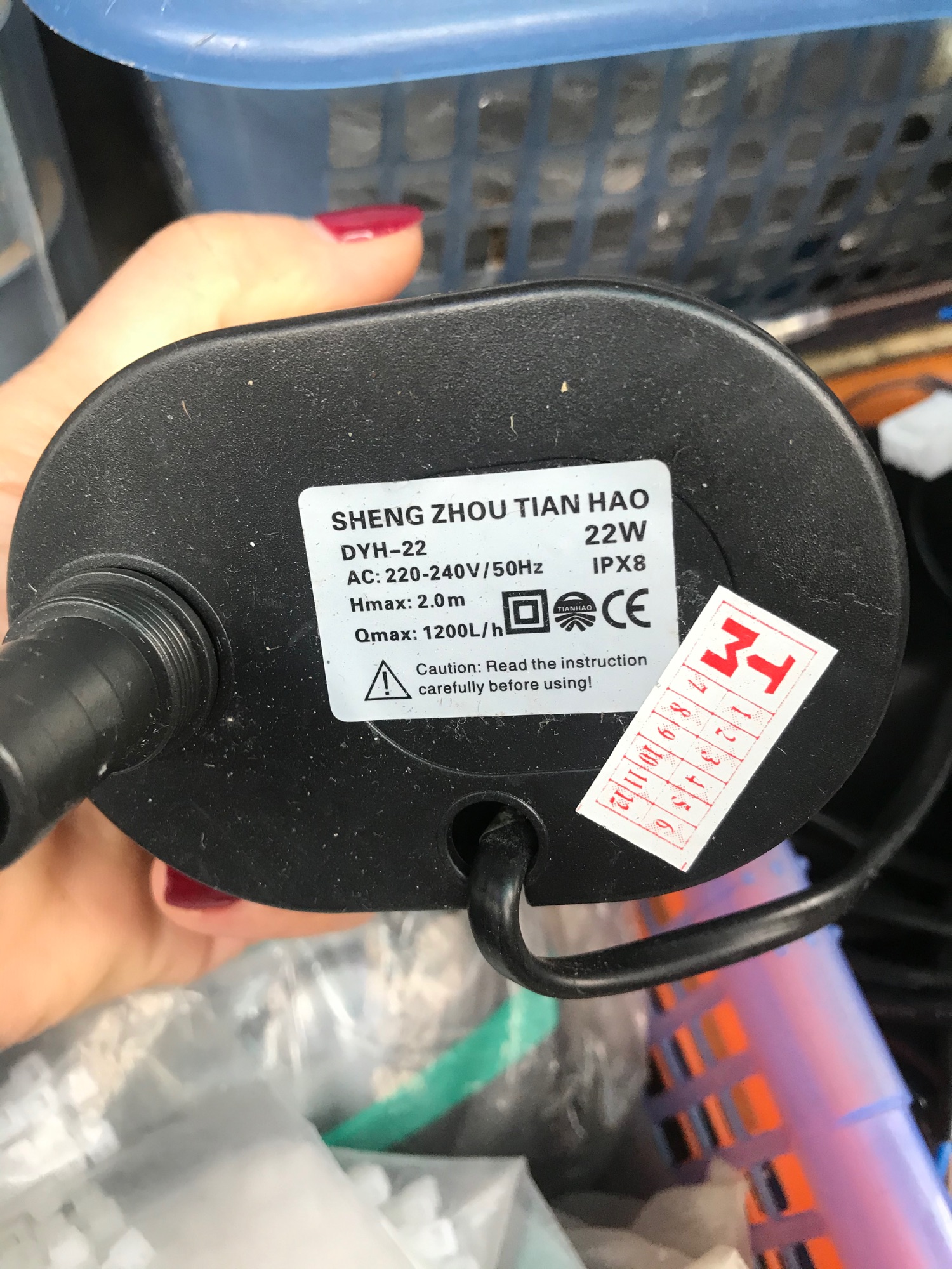 Bơm quạt điều hoà 22w