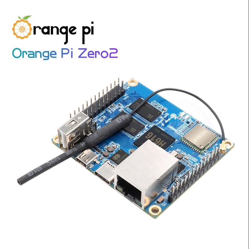 Orange Pi Zero2 chip H616 RAM 512M/1GB HDMI cấp nguồn USB type C