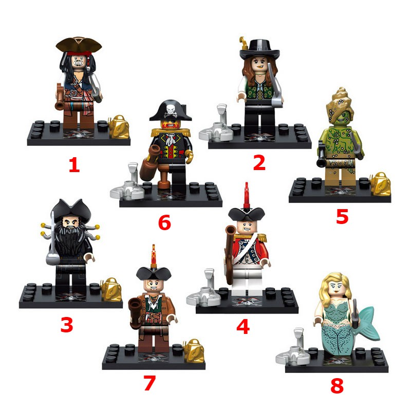 Mini Các Mẫu Nhân Vât Trong Cướp Biển Vùng Caribbe