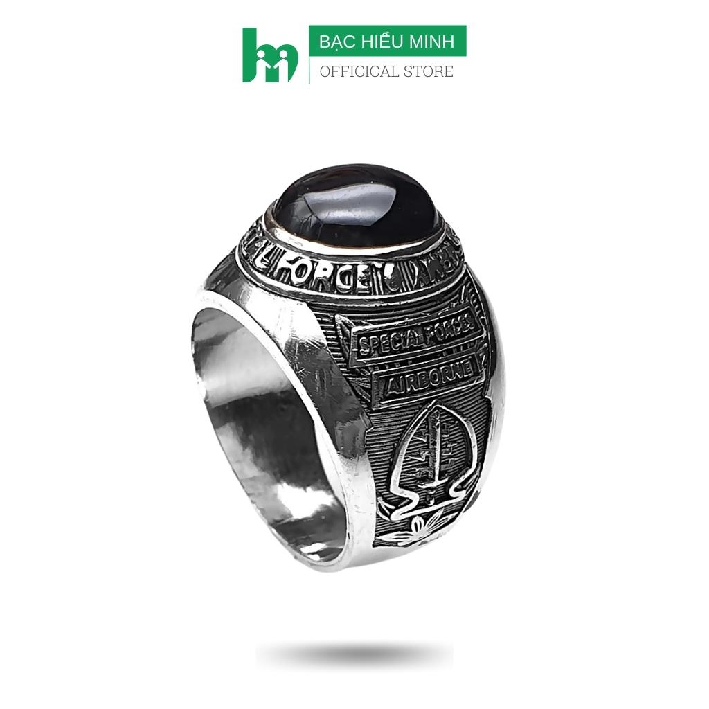 Nhẫn nam bạc hiểu minh na573s nhẫn mỹ