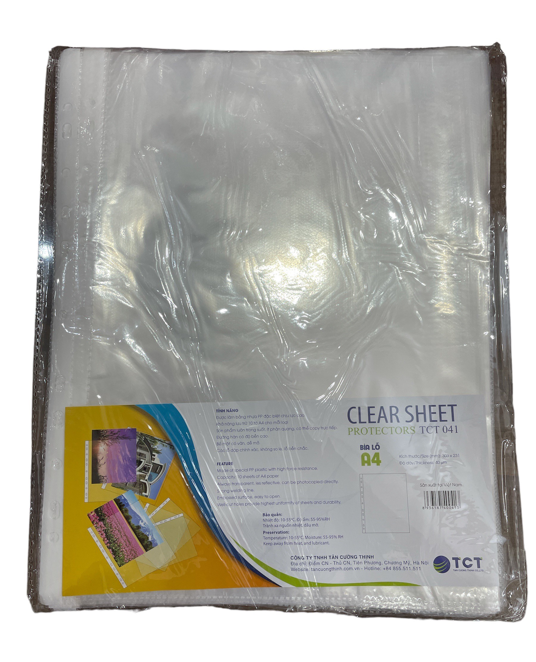 Bìa Lỗ 400g - 100 cái/xấp