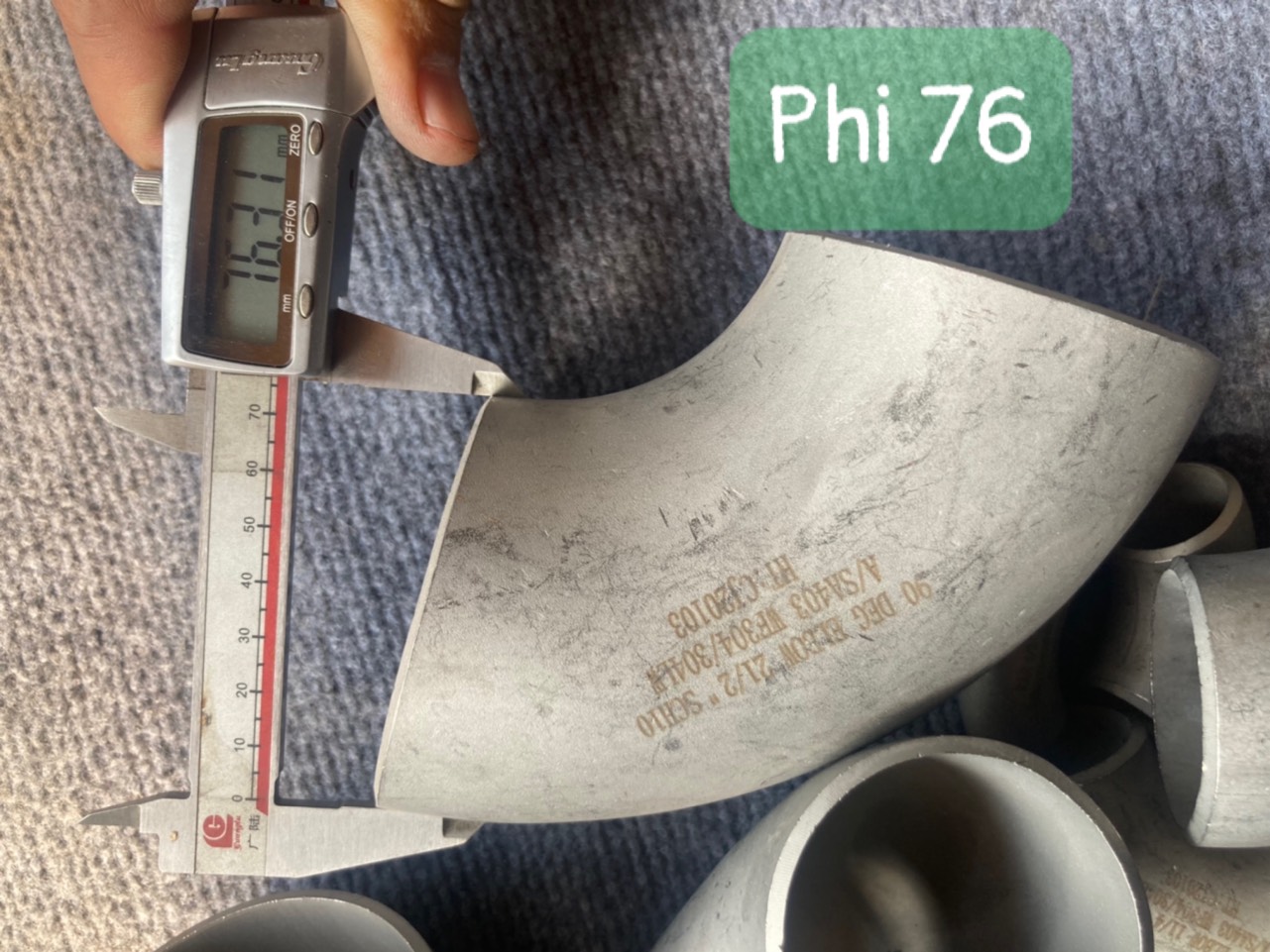 co hàn inox 304 SCH10 phi 21/27/34/42/49/60/76/90