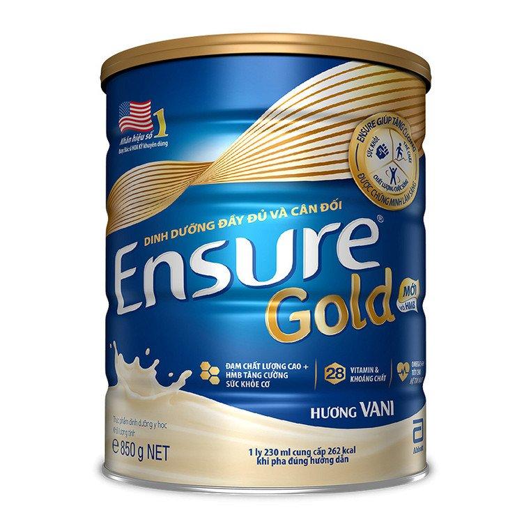 Sữa bột Ensure Gold hương vani 850g