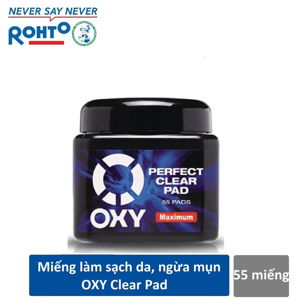 Miếng Làm Sạch Da Mặt Oxy - Oxy Perfect Clear Pad (55 Miếng)