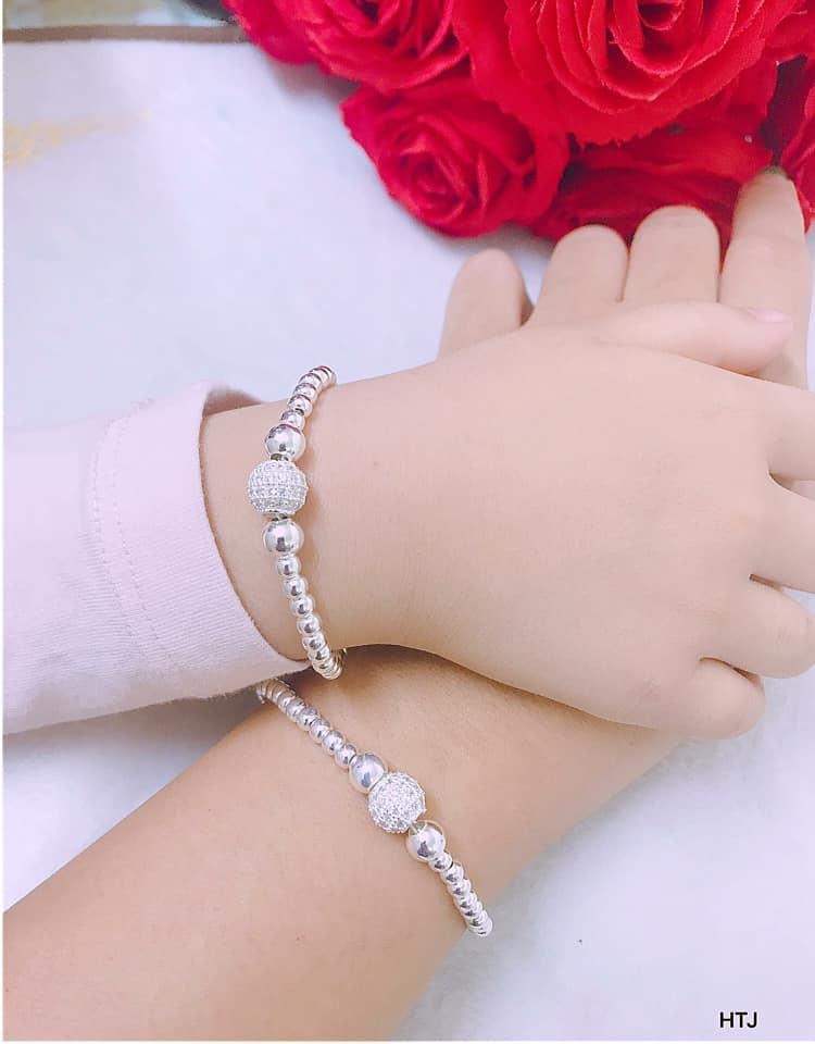 Vòng Bạc ta đôi cho mẹ và con mã VNS_MB375.320