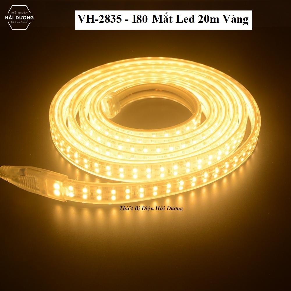 Đèn Led Dây Việt Hàn 2 Hàng VH-2835 ( 156 - 180 mắt led ) / VH-5730 ( 240 mắt led ) Ánh Sáng Trắng - Vàng Cuộn 10m - 20m - Siêu Sáng - Siêu Tiết Kiệm Điện