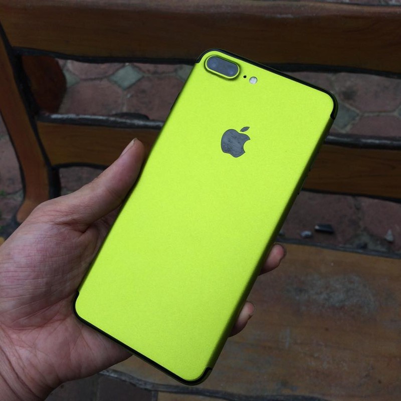 Dán Skin cho iPhone 8 Plus màu xanh chuối