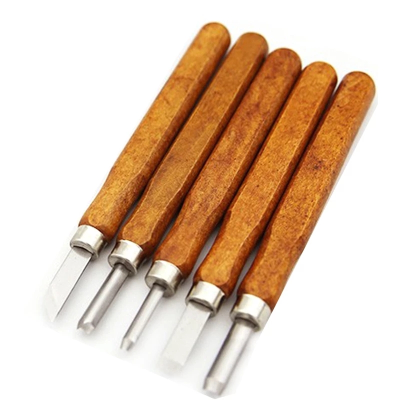 Dao khắc gỗ bộ 5 cái