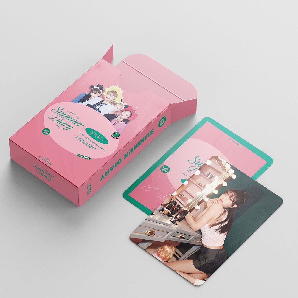 Set 55 lomo card Blackpink Summer Diary 2021