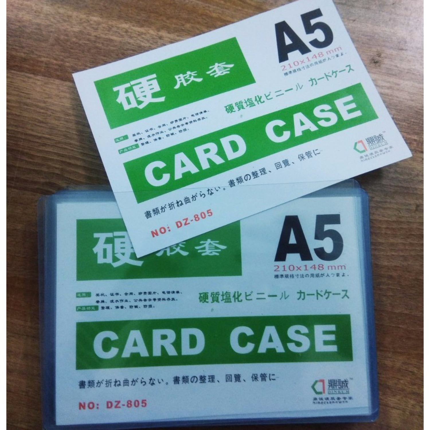 COMBO 10 Card case khổ A5 trong suốt,bảo vệ các loại giấy tờ.