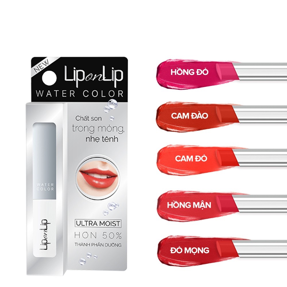 Son trang điểm dưỡng tối ưu Lip On Lip Water Color