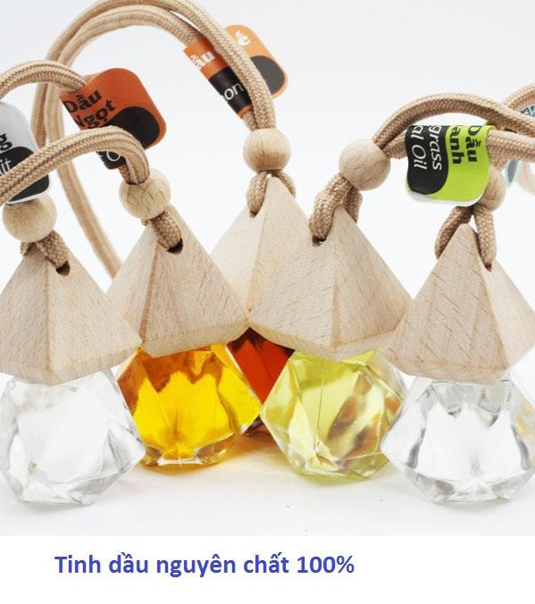 Combo 10 Lọ tinh dầu treo xe hương tự chọn