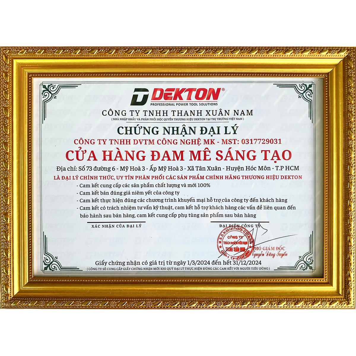 Túi đựng đồ nghề Dekton DK-TBG01