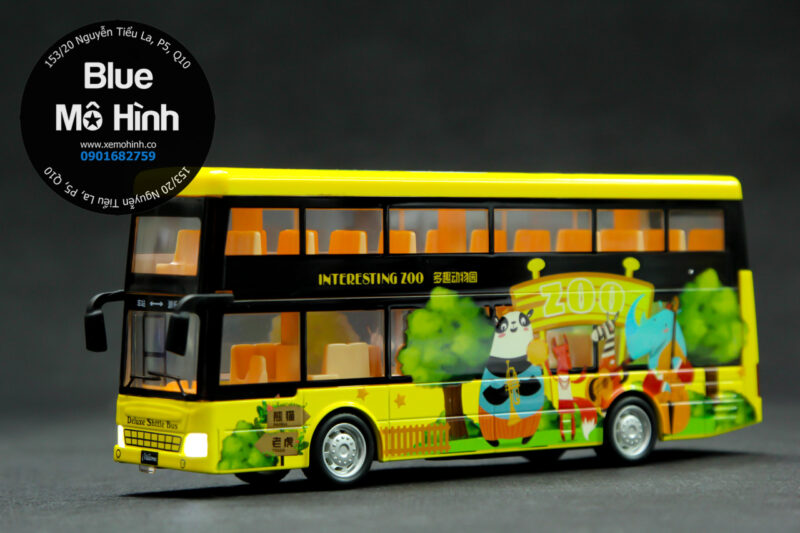 Blue mô hình | Mô hình xe bus xe khách hoạ tiết