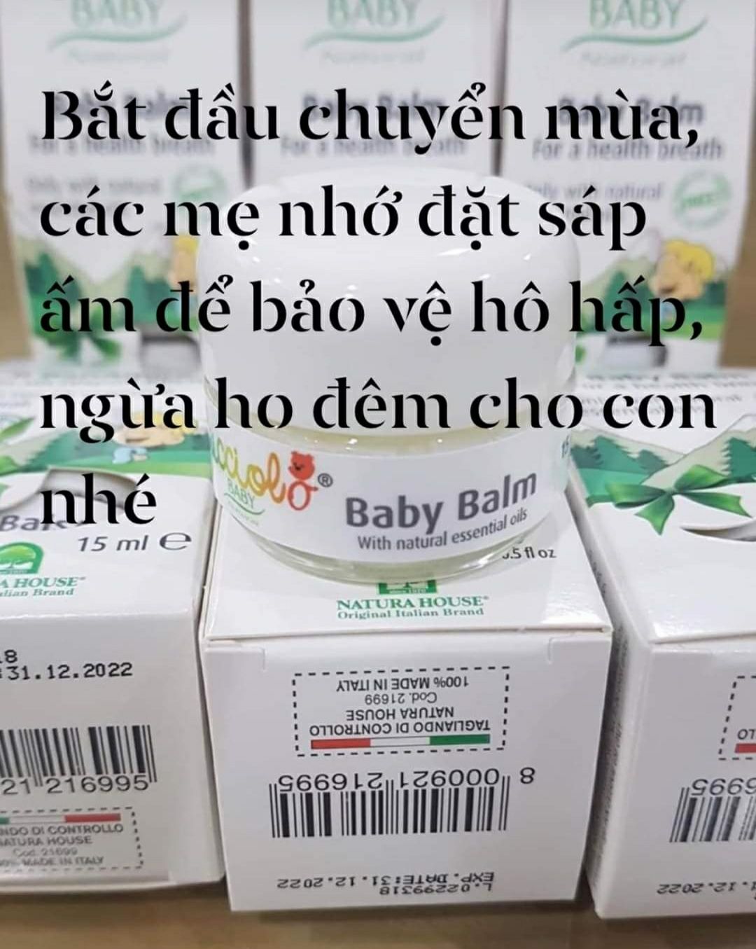 Sáp giữ ấm Baby Balm Cucciolo