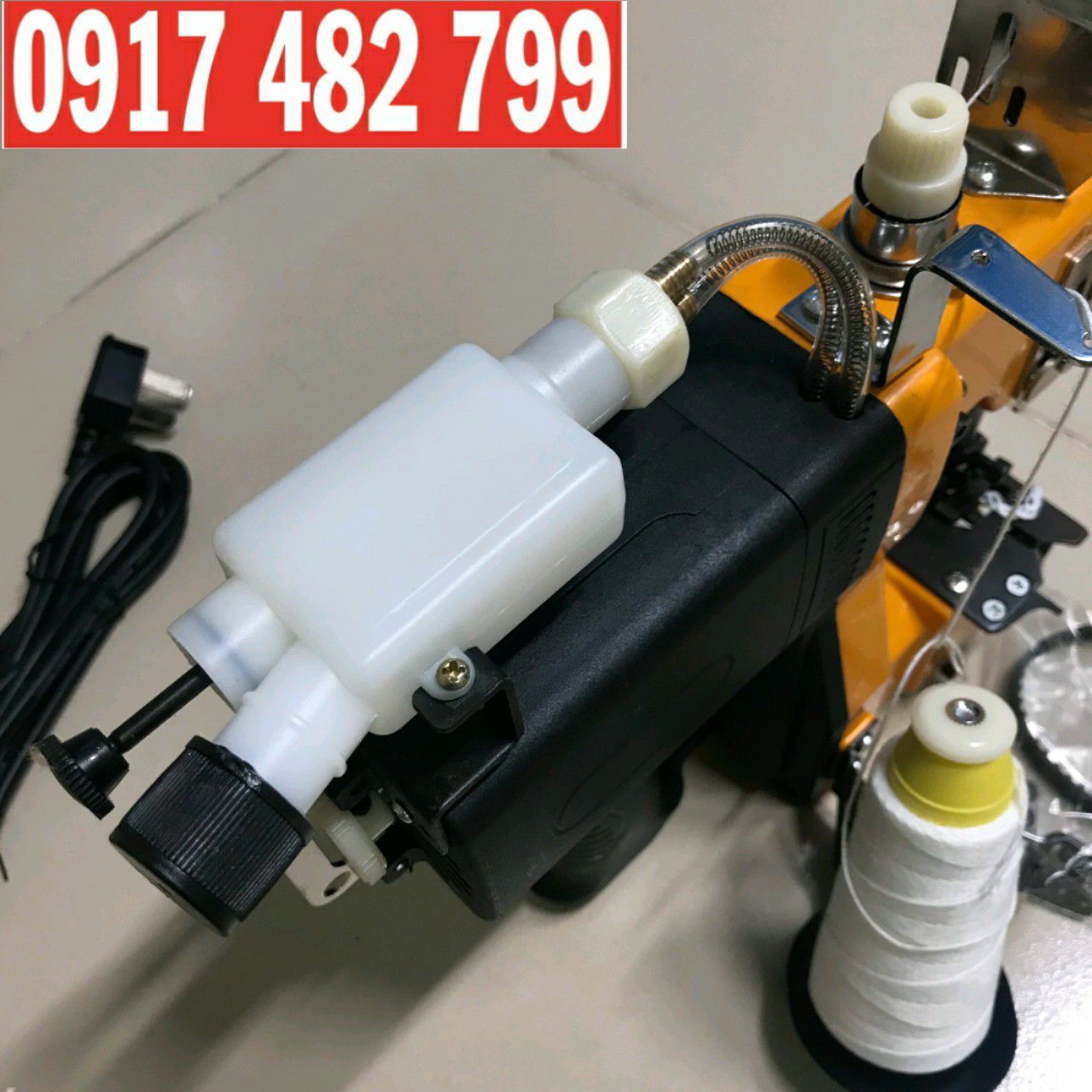 [HCM]MÁY MAY BAO BÌ CẦM TAY MINI GK9-500 CÓ BÌNH DẦU