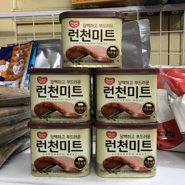 [HCM]Thịt hộp Dongwon Luncheon Meat Hàn Quốc (Hộp 340g)