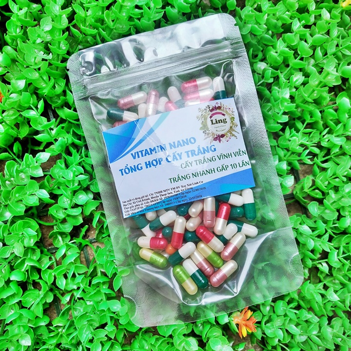 Combo 100 Viên kích trắng cấp tốc, viên cấy trắng nhanh gấp 10 lần