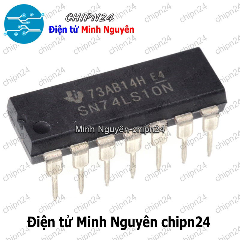 [1 con] (DIP) IC 7410 74LS10 DIP-14 (IC Cổng NAND (3 Cổng NAND 3 ngõ vào)) - HH004127