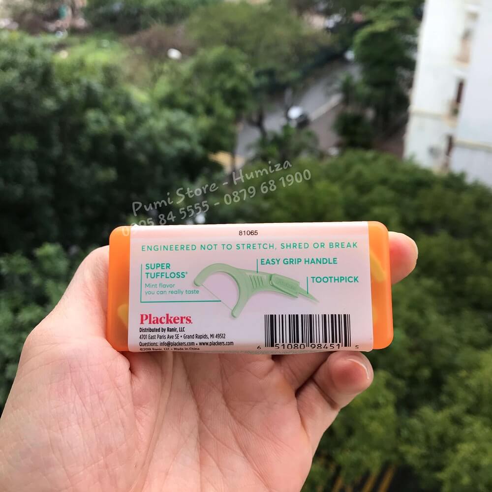 Tăm chỉ nha khoa Plackers nhập Mỹ