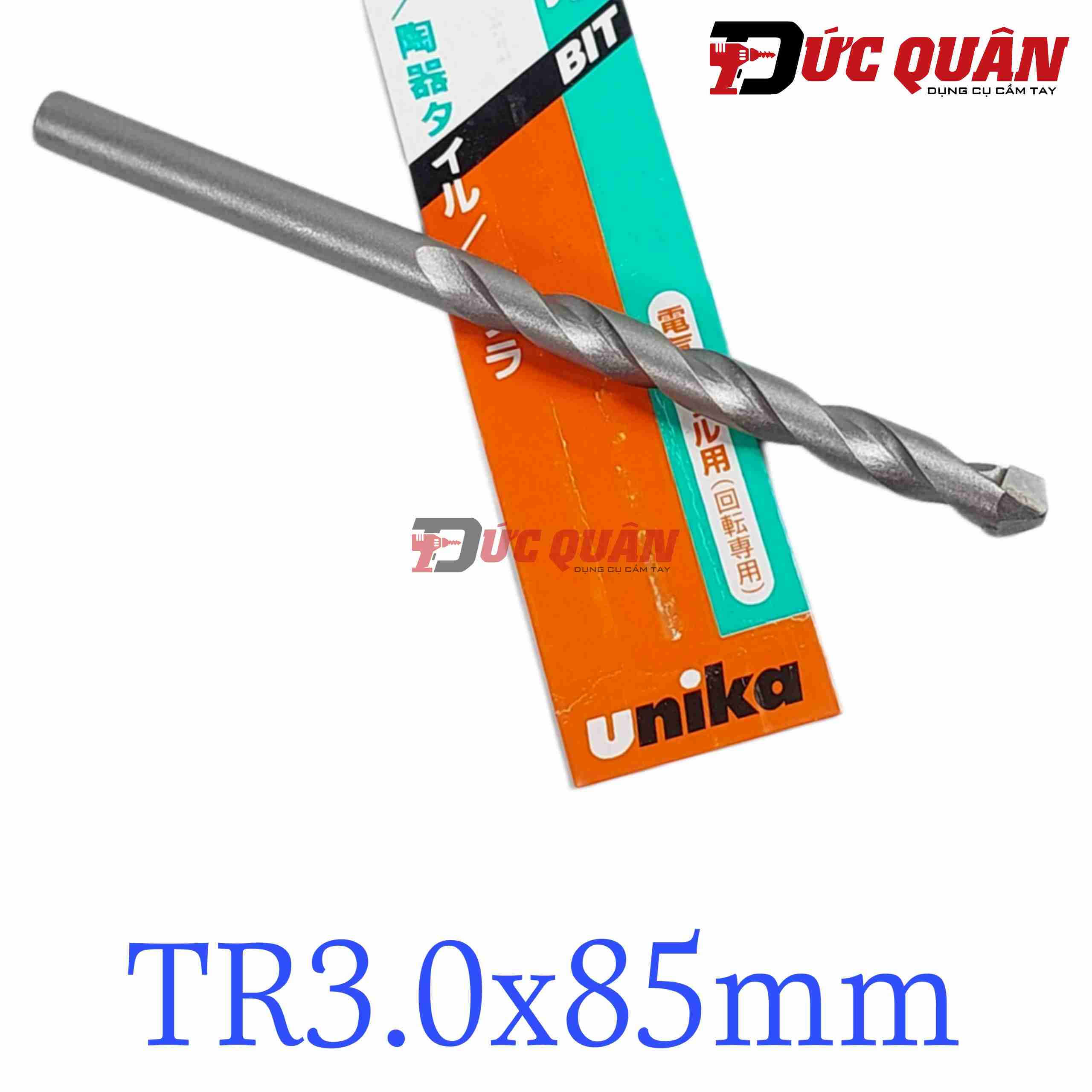 Mũi khoan tường, gạch men chuôi tròn Unika