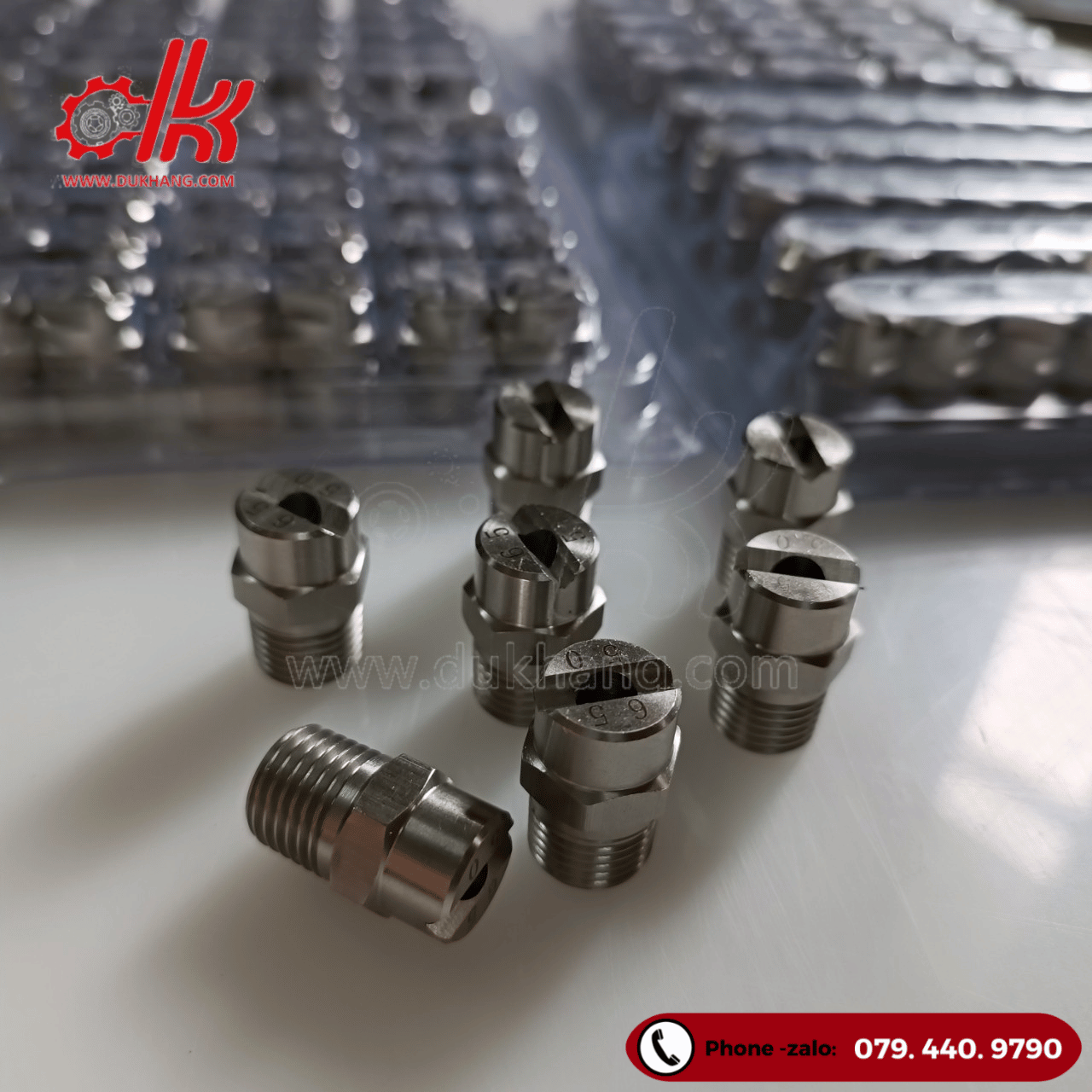 Béc inox cánh quạt