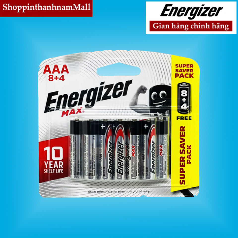 Pin Energizer AA , AAA Siêu Bền , Siêu Rẻ - Hàng Chính Hãng