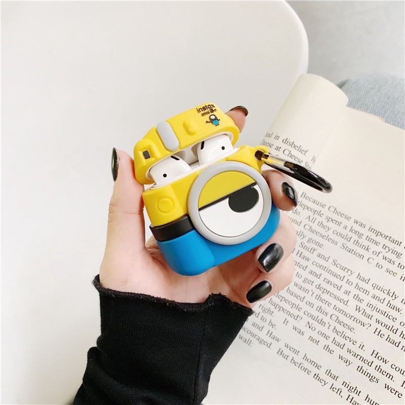 Case A I R P O D 1/2/pro Máy Ảnh Minions