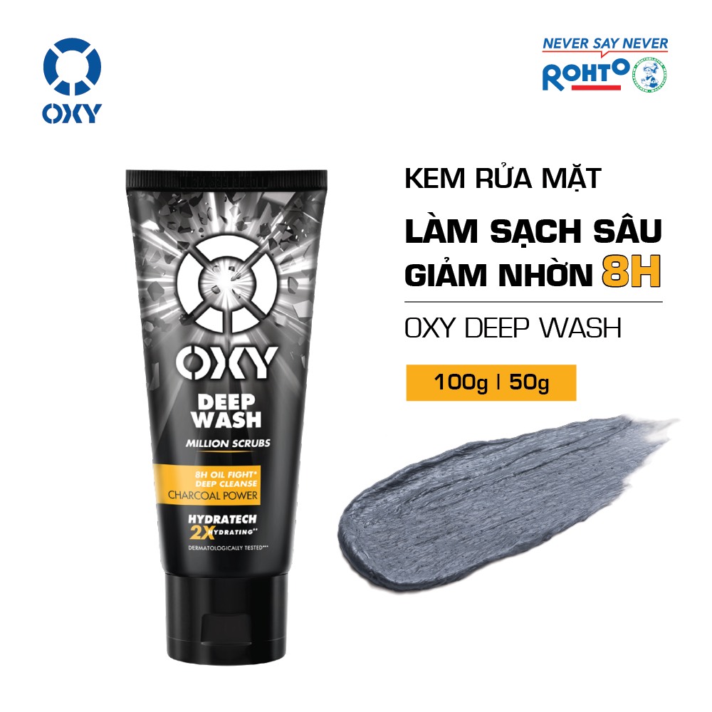 Sữa rửa mặt Oxy NGỪA MỤN , GIẢM THÂM , TÚT TRẮNG 100g
