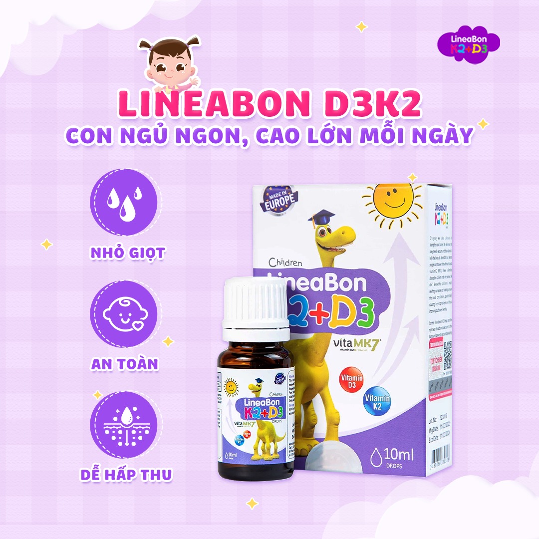 LINEABON D3K2 tinh khiết