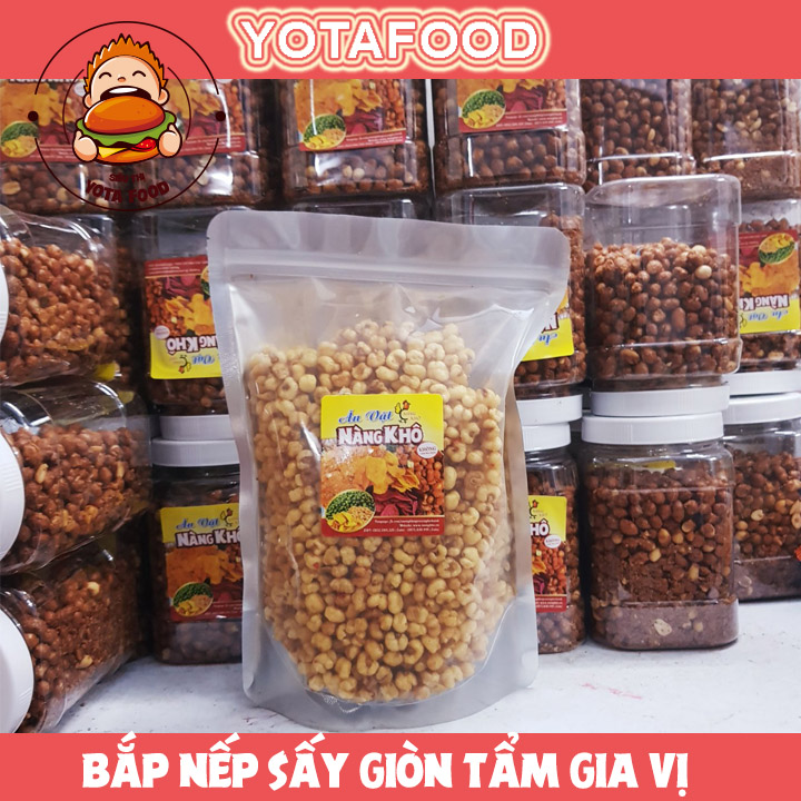 1Kg Bắp Chiên Giòn Tẩm Gia Vị (Giòn ngon – đậm vị) đồ ăn vặt tuổi thơ từ Yotafood