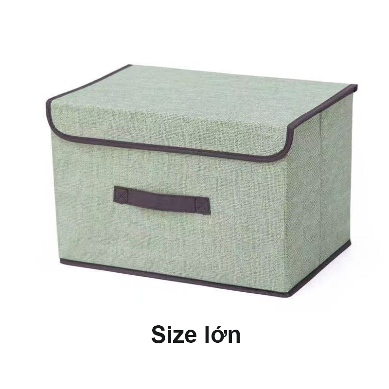 Hộp Vải Đựng Quần Áo Đa Năng Giỏ Đựng Sách Vở Đồ Cá Nhân Dễ Dàng Gấp Gọn, Nhiều Màu